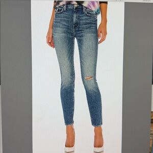 Mother Jeans 29 High Waisted Looker Ankle  Popism  Excellent  Worn Once